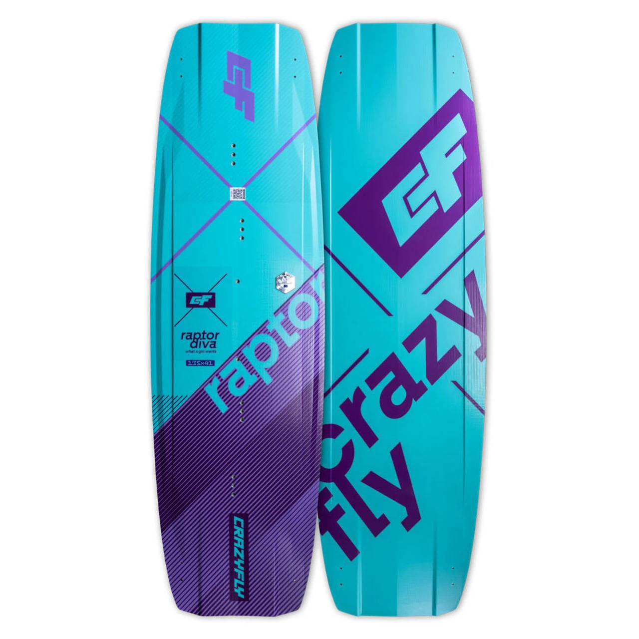 2022 CrazyFly Raptor Diva Women's Twintip Kiteboard 3 2022 CrazyFly Raptor Diva Women's Twintip Kiteboard