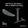 2021 North Sonar Kite Edition + 1150/1500R Front Wing Package 1 2021 North Sonar Kite Edition + 1150/1500R Front Wing Package -Water Sports NKB USA Clearance Sale Sonar Kite 1150 1500R Wing 11909.1676040166