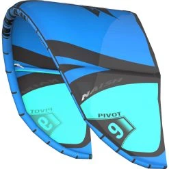 Naish S26 Pivot Kiteboarding Kite (KO) -Water Sports S26KB Kites Pivot Blue LeftAngle HiRes RGB 1280px 83316.1631819818