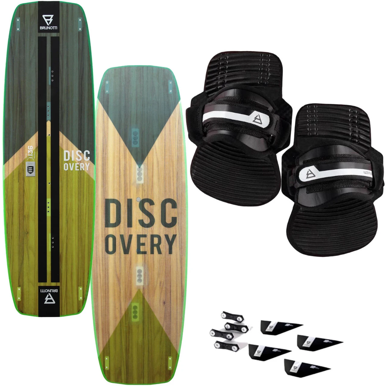Brunotti Discovery Kiteboard Complete W/ Straps 3 Brunotti Discovery Kiteboard Complete W/ Straps