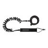 Mystic Coiled Board Leash 2 Mystic Coiled Board Leash -Water Sports coiled board leash black 38446.1660150602