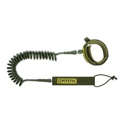 Mystic Coiled Board Leash -Water Sports coiled board leash dark leaf 95618.1660150603