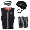 Foil Safety+ Package 2 Foil Safety+ Package -Water Sports mystic foil vest mk8 helmet aqua azul glasses ion shin protectors 91817.1676473470