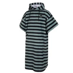 2022 Mystic Poncho Velours AOP - Grey/Blue